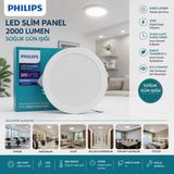 Philips Phılıps LED Slim Panel 23W 2000LUMEN 20.000 Saat Ömür Yuvarlak Sıva Altı