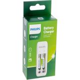 Philips Pil Şarj Aleti 2 Li Aa & Aaa Nı-Cd & Nı-Mh Micro USB Pil Şarj Aleti ve 2 Adet 700 Mah Aaa Ince Şarjlı Pil Paket Erpilsan Elektronik - 1 Adet