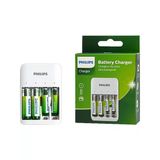 Philips Pil Şarj Cihazı - 4'lü Aa Kalem Pil - 4'lü Aaa Ince Kalem Pil Şarj Cihazı - SCB4013NB/00 2 Adet Aaa 2 Adet Aa Pil Dahil