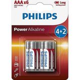 Philips Power Alkalin Pil Aaa 4+2 - 6'lı