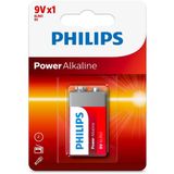 Philips Power Alkaline Pil 9V 6Lr61p1b