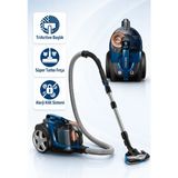 Philips Powerpro Max 7000 Serisi 750 W Toz Torbasız Elektrikli Süpürge - Turbo Başlıklı, H13 Hijyenik Filtreli, 2 L Hazneli, 67 Db Sessiz Çalışma - Mavi - Siyah - 7000 Serisi PowerPro Max
