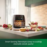 Philips Premium Airfryer Xxl Fritöz HD9867/90 , Luciole Lambader Hediye - Siyah