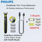 Philips Qp2724/10 Oneblade Yüz Tıraş Makinesi + 3 Başlık Hediye