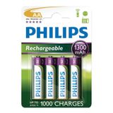 Philips R6B4A130/10 1300 mAh AA Ni-MH Şarj Edilebilir Kalem Pil 4'lü