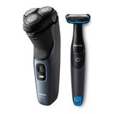Philips S3144/00 Islak/Kuru Sinek Kaydı Tıraş Makinesi - BG1024 Banyo Vücut Bakım Makinesi 2'li Avantaj Set