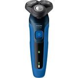 Philips S5444/03 Mavi Renkli Üç Başlı Islak/kuru Tıraş Makinesi Hızlı Şarj ve Yıkanabilir Özellikler