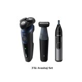 Philips S5445 Islak/kuru Sinek Kaydı Tıraş - Şarjlı Banyo Vücut Bakım - Kulak-Burun Tüy Kesme Makinesi Set