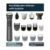 Philips Saç Sakal Vücut Kulak Ve Burun Bakımı Için Çelik Bıçaklı Islak Kuru Kullanımlı Ergonomik Tasarımlı Yüksek Hassasiyet Sağlayan 1