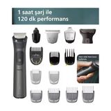 Philips Saç Sakal Vücut Kulak Ve Burun ,Çelik Bıçaklı Islak Kuru Kullanıma Uygun Hassas Kesim Sunan 15 Parça Şarjlı Erkek Bakım Seti Series 7000