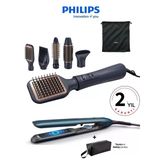 Philips Saç Şekillendirme Ve Düzleştirme Seti Argan Yağı Seramik Kaplama, 5 Aparat,3 Isı Ve Hız Ayarı