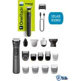 Philips Saç,sakal,burun,bıyık ve Vücut Tıraşı+Elektrikli Tıras Makinesi Sakal & Vücut - Islak & Kuru Kullanim+Taşıma Çantası - Siyah