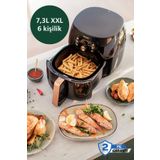 Philips Sağlıklı Yağsız Yiyecekler Premium XXL 7,3 Litre Airfryer & Fritöz