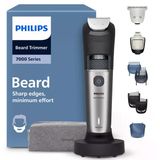 Philips Sakal Kesme Makinesi 7000 Serisi - Kendiliğinden Bilenen Metal Bıçaklar, 40 Uzunluk Ayarı, Beardsense Teknolojisi, Saç Toplayıcı, %100 Su Geçirmez, Geniş Düzeltici, Model Bt7670/15
