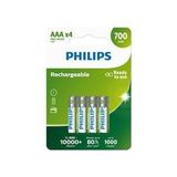 Philips Şarj Edilebilir 700 Mah Aaa 4Lü İnce Kalem Pil