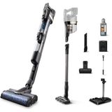 Philips Şarjlı Aqua Elite Plus 3 In1 Silme,süpürme,emme Fonksiyonlu LCD Ekran Yeni Premium Dikey Şarjlı Süpürge, Luciole Lambader Hediye! - Altın - 0