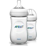 Philips SCF033/27 Avent Natural 260 ml 2'li PP Biberon Set