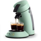 Philips Senseo Original Plus kahve kapsülü makinesi, kahve sertliği seçimi, Coffee Boost teknolojisi, geri dönüştürülmüş plastik, çöl yeşili (CSA210/80)