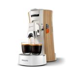 Philips Senseo Select kahve yastık makinesi - Intensity Plus, 3 kahve spesiyalitesi için not işlevi, Crema Plus, %37 biyo bazlı plastik içeren çevre dostu ürün, ipek beyazı (CSA240/05)