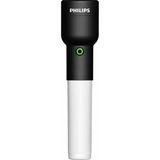Philips SFL5001/62 LED El Feneri 300 Lümen IPX4 Suya Dayanıklı 4 Işık Modlu Şarjlı El Feneri - Siyah - Beyaz