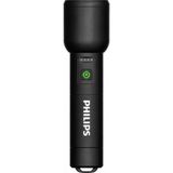 Philips SFL7010R/62 Şarjlı LED El Feneri 1000 Lümen 700 Metre Işın Mesafesi 3000mAh Powerbank Özellikli IPX4 Suya Dayanıklı - Siyah