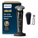 Philips Shaver I9000, Erkekler Için Entegre Düzelticili Elektrikli Islak ve Kuru Tıraş Makinesi, Siyah, Şarj Istasyonu ve Seyahat Çantası (Model X9000/10)