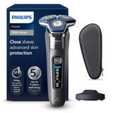 Phılıps Shaver Series 7000 - Erkekler İçin Elektrikli Tıraş Makinesi, Yukarı Döndürülebilir Düzelticili Islak Ve Kuru Tıraş Makinesi, Şarj İstasyonu Ve Seyahat Çantası (Model S7887/35)