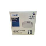 Philips Sıvaüstü Küçük Model Tavan Lamba 11,5W 4000K (Beyaz ile Sarı Arası Işık) 1250 Lümen 16,5 cm Çap Plastik Gövde - 4000K - Doğal Işık
