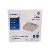 Philips Sıvaüstü Küçük Model Tavan Lamba 12,5w 4000k Beyaz İle Sarı Arası Işık 1250 Lümen 16,5 Cm Kare Plastik Gövde Beyaz - Beyaz Işık
