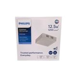 Philips Sıvaüstü Küçük Model Tavan Lamba 12,5W 6500K Beyaz Işık 1250 Lümen 16,5 cm Kare Plastik Gövde - Beyaz-6500K