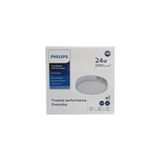 Philips Sıvaüstü Tavan Lamba 24W 3000K Sarı Işık 2200 Lümen 29,5 cm Çapında Plastik Gövde