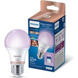 Philips Smart Lighting LED Ampul A60 E27 60W Eşdeğer Rgb - Google Home, Alexa, Homekit ve Matter Uyumlu - Çok Renkli