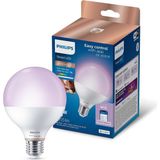 Philips Smart Lighting LED Globe Ampul G95 E27 75W Eşdeğer Rgb - Google Home, Alexa, Homekit ve Matter Uyumlu - Çok Renkli