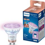 Philips Smart Lighting LED Spot Ampul GU10 Cam 50W Eşdeğer Rgb - Google Home, Alexa, Homekit ve Matter Uyumlu - Çok Renkli