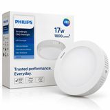 Philips SmartBright 17W LED Downlight 3000K Sarı Işık 1800 Lümen – 22 cm Sıva Üstü Yuvarlak Tavan Armatürü