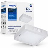 Philips SmartBright Kare Sıva Üstü LED Panel Armatür 17W 1800 Lümen 3000K Sarı Işık IP20 22x22 cm 220 Volt