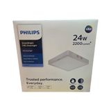 Philips Smartbright Sıvaüstü Kare Tavan LED Lamba 24W 3000K Sarı Işık 2200 Lümen 29,5 cm Plastik Gövde