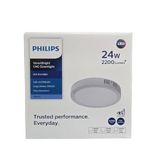 Philips Smartbright Sıvaüstü Tavan LED Lamba 24W 4000K Beyaz Işık(Beyaz ile Sarı Arası) 2200 Lümen 29,5 cm Çapında Plastik Gövde