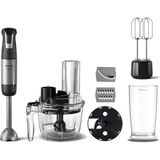 Philips Smoothie Doğrayıcı, Blender ve Karıştırma Speedtrigger Teknolojisi 1200W El Blender Seti ve Mutfak Robotu - Siyah