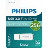 Philips Snow 256 GB LED Göstergeli Super Speed USB 3.0 Flash Bellek - Beyaz