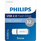 Philips Snow 32 GB Yüksek Hızlı USB 2.0 Flash Bellek - Beyaz