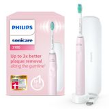 Philips Sonicare 3100 Elektrikli Diş Fırçası, Sonik Diş Fırçası, Basınç Kontrolü Ve Zamanlayıcı, Seyahat Çantası, Sugar Rose, Model Hx3673/11