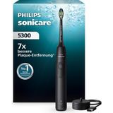 Philips Sonicare 5300 Elektrikli Diş Fırçası, 2 Yoğunluk Seviyeli Sonic Diş Fırçası, Basınç Kontrolü, Easystart, Smartimer ve Brushpacer, Siyah, Model HX7101/01 [yeni Teknoloji] - Beyaz