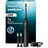 Philips Sonicare 5300 Elektrikli Diş Fırçası, 2 Yoğunluk Seviyeli Sonic Diş Fırçası, Basınç Kontrolü, Easystart, Smartimer ve Brushpacer, Siyah, Model HX7101/04 [yeni Teknoloji] - Beyaz
