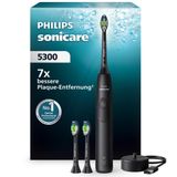 Philips Sonicare 5300 Elektrikli Diş Fırçası, 2 Yoğunluk Seviyeli Sonic Diş Fırçası, Basınç Kontrolü, Easystart, Smartimer Ve Brushpacer, Siyah, Model Hx7101/04 [Yeni Teknoloji]