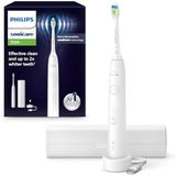 Philips Sonicare 5500 elektrikli diş fırçası, sonik diş fırçası, 2 temizleme modu, basınç kontrolü, EasyStart, SmarTimer ve BrushPacer, beyaz, model HX7110/02 [yeni teknoloji]