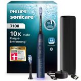 Philips Sonicare 7100 Elektrikli Diş Fırçası, Uygulamalı Sonic Diş Fırçası, 4 Fırçalama Modu, 3 Yoğunluk Seviyesi, Basınç Kontrolü, Easystart, Smartimer, Lacivert, Model Hx7423/01 [Yeni Teknoloji]