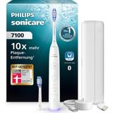 Philips Sonicare 7100 Elektrikli Diş Fırçası, Uygulamalı Sonic Diş Fırçası, 4 Fırçalama Modu Ve 3 Yoğunluk Seviyesi, Basınç Kontrolü, Easystart, Smartimer, Beyaz, Model Hx7420/02 [Yeni Teknoloji]