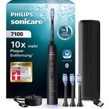 Philips Sonicare 7100 Elektrikli Diş Fırçası, Uygulamalı Sonic Diş Fırçası, 4 Fırçalama Modu ve 3 Yoğunluk Seviyesi, Basınç Kontrolü, Easystart, Smartimer, Siyah, Model HX7421/08 [yeni Teknoloji] - Beyaz