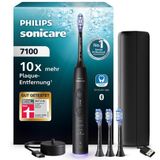 Philips Sonicare 7100 Elektrikli Diş Fırçası, Uygulamalı Sonic Diş Fırçası, 4 Fırçalama Modu Ve 3 Yoğunluk Seviyesi, Basınç Kontrolü, Easystart, Smartimer, Siyah, Model Hx7421/08 [Yeni Teknoloji]
